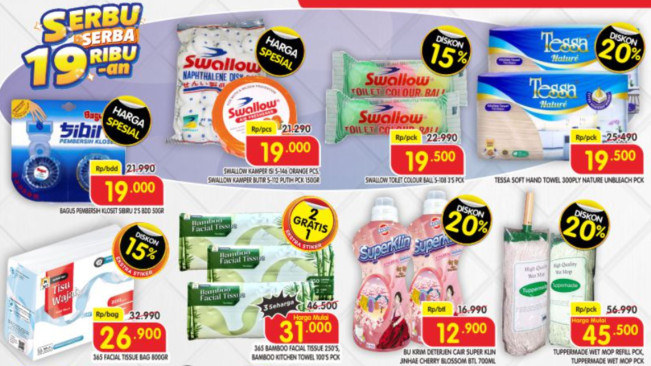 Daftar Promo Superindo Minggu, 12 Oktober 2025: Diskon Serba Rp19 Ribuan